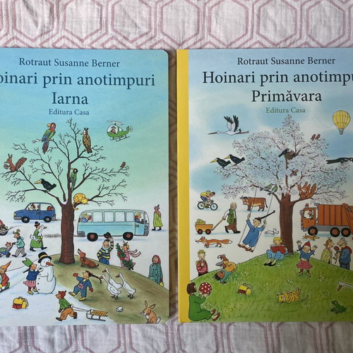 Children's books Winter and Spring set like new, Romanian