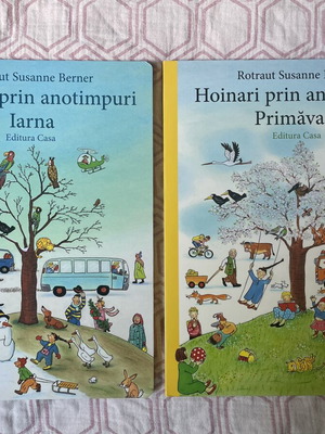 Children's books Winter and Spring set like new, Romanian