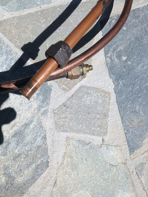 Χαλκοσωλήνας κλιματιστικού μεταχειρισμένος 1/2" μήκους 3 μέτρα