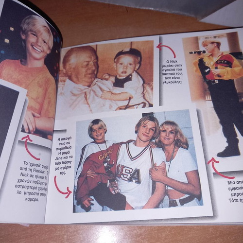 Backstreet Boys Nick Carter collectible booklet used