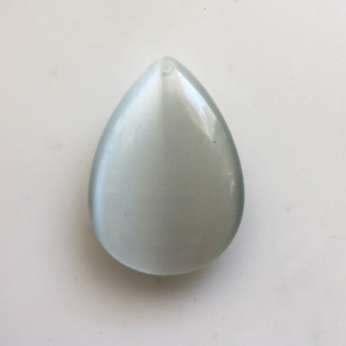 Cat's Eye pendant making set 10 pieces new, 50x35mm