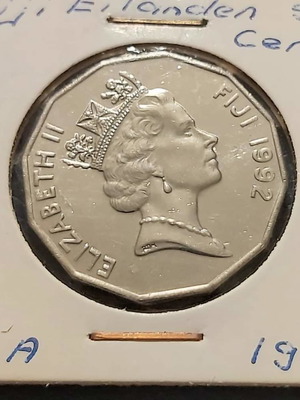 Νόμισμα Fiji 50 cents 1992 καινούργιο