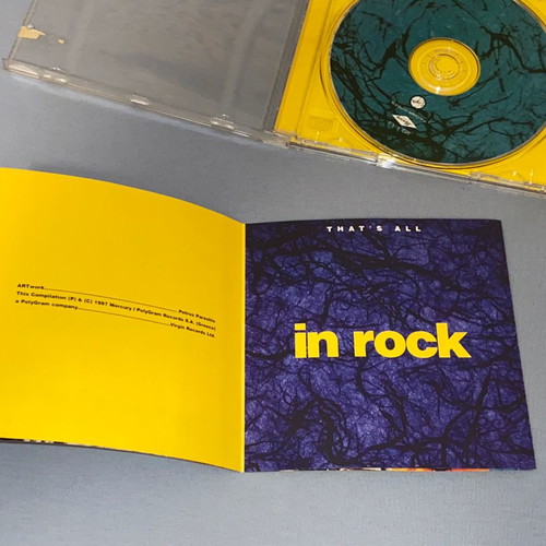 That's All In Rock CD used, rare Greek rock