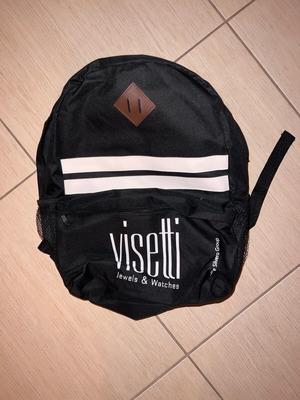 Visseti backpack like new, large capacity, black