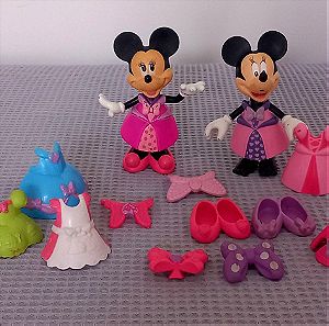 Φιγούρες Minnie Mouse με αξεσουάρ