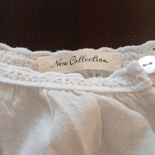 Linen blouse white new collection size Large like new