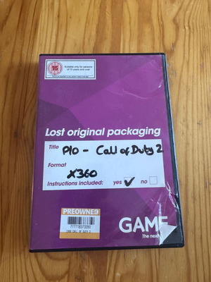 Call of Duty 2 Xbox 360 game used, good condition