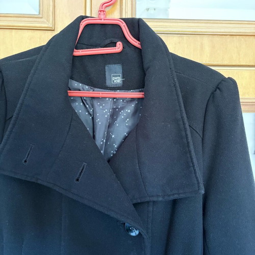 Women's black Pimkie coat used, size S