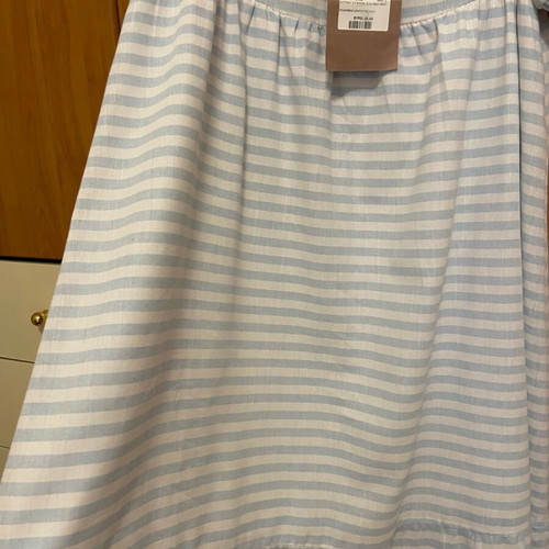 Zoe Black off-shoulder striped dress