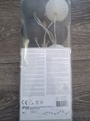 Led Garland home decoration, new, in box