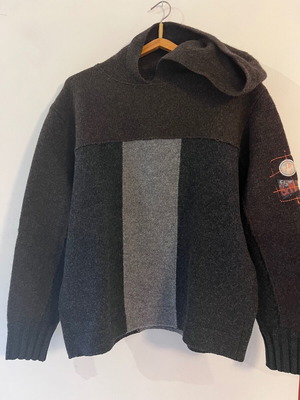 Murphy & Nye wool knit hoodie sweater
