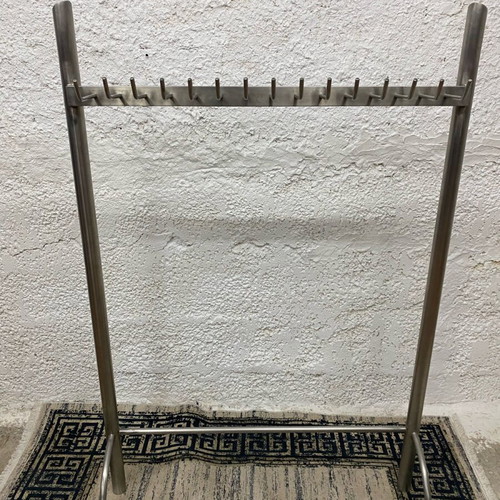 Metal Ivox Stand Clothes Hanger with Hooks