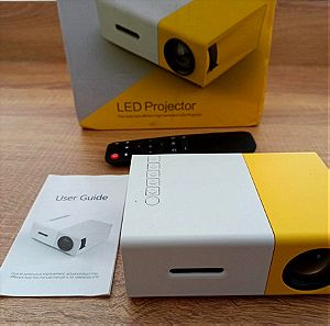 Mini LED Projector YG300 με HAMA 04133 TRIPOD