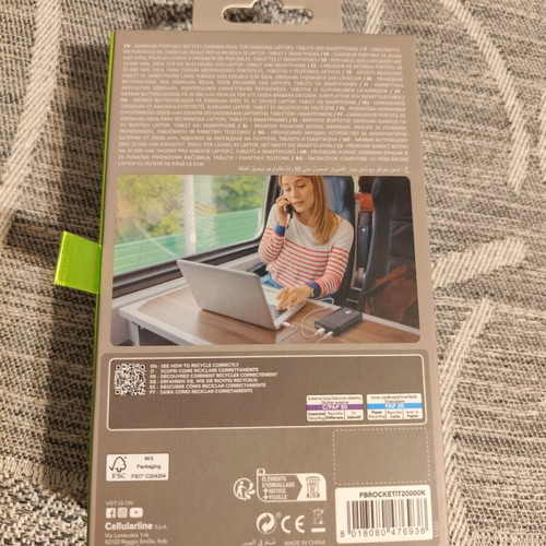 Cellularline Rocket Power Bank new, for Macbook and tablet