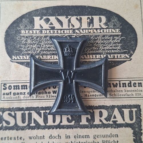 Genuine Iron Cross 2nd Class World War I
