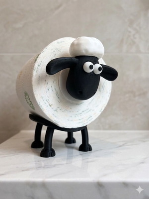 Son the ship 3d printed toilet paper holder, new