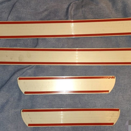 Universal interior decorative door sills new, stainless steel
