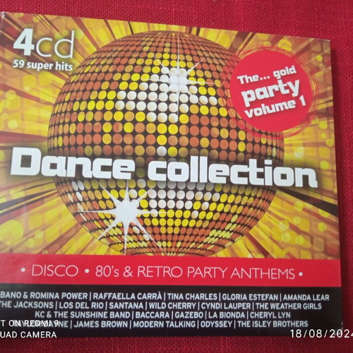 Dance Collection 4 CD like new, Disco 80s and retro party anthems