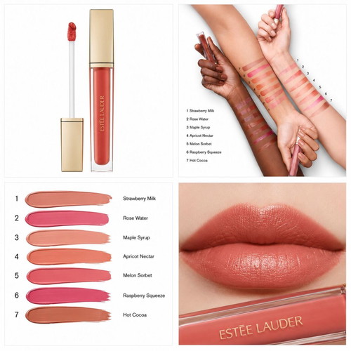 Estee Lauder Glossy Pout Lip Oil Apricot Nectar 6ml new