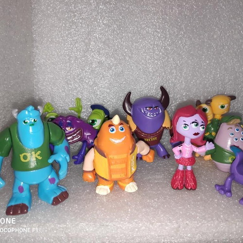 Monsters University Disney Pixar collectible figure set of 11 like new