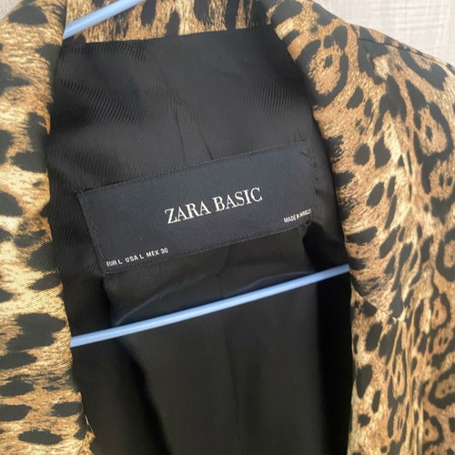 Zara Basic leopard jacket like new