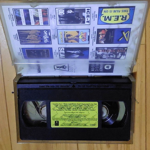The Velvet Underground Velvet Redux Live MCMXCIII VHS tape like new, punk