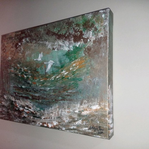 Painting Cycnoi new 30x40, original signed artwork