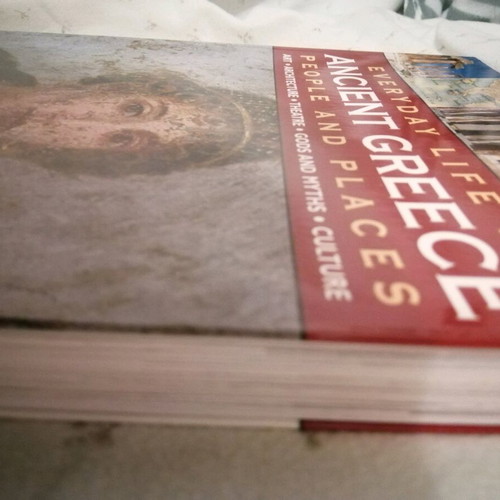 Coffee table book Life in Ancient Greece like new