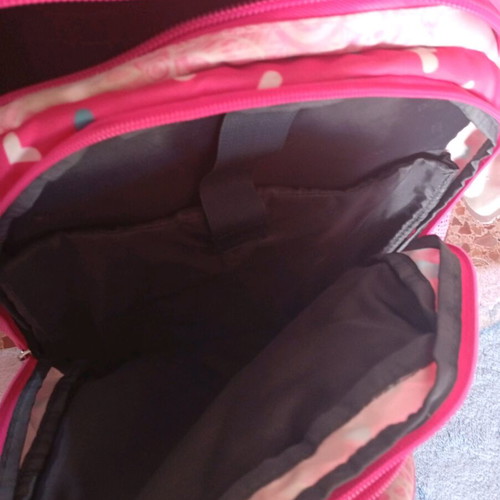 Polo Glow Girl school trolley bag used, fuchsia color