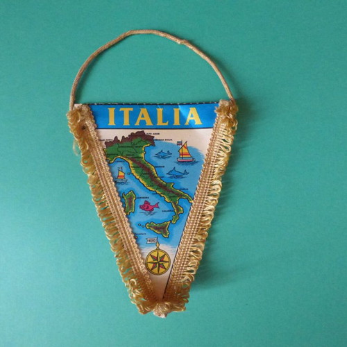 Pennant with Italy flag used