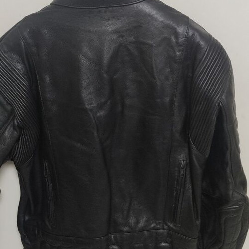 Leather motorcycle jacket and pants new size L