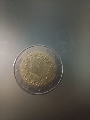 Luxembourg 2 Euro 2015 Flag Coin used, circulated