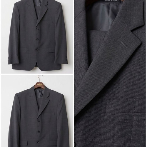 Davvero Dark Gray Suit classic fit size L/46 like new