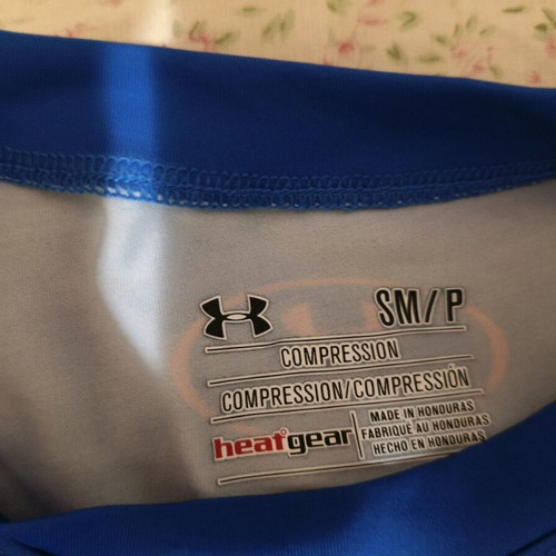 Under Armour Compression Shirt blue like new, size S