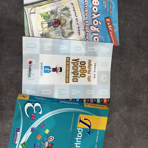 Set of 9 used E' Primary School Study Guides