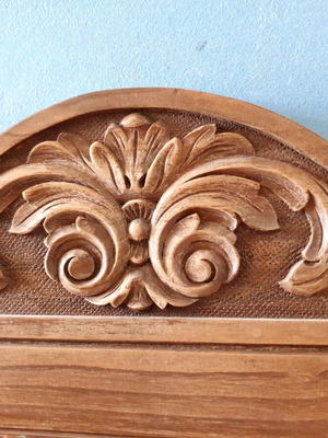 Wooden carved mirror new, 60x55 cm