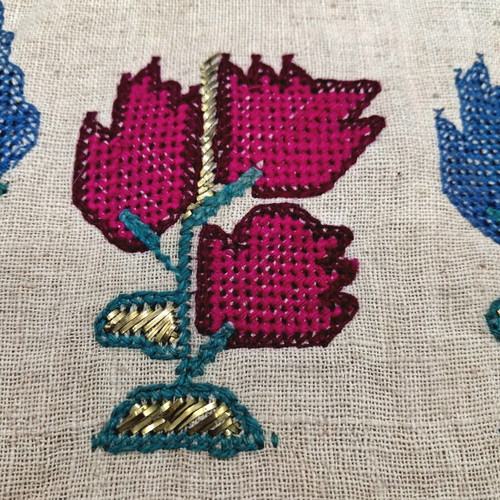 Traditional Chevres Antique with Handmade Embroidery (1.80 x 0.40 m)