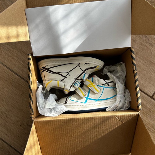 Camper Twins Multicolor Kids Sneakers Like New Size 22