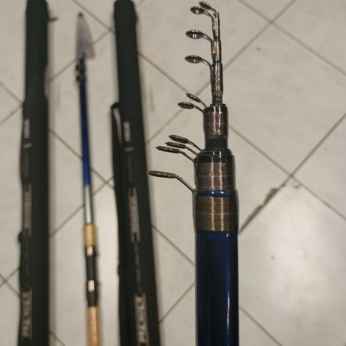 Fishing rods Premier Filstar Bombarda strong weight 4.50m new with case set of 2