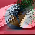  Σετ δύο μπρελόκ ξύλινη καρδιά για ζευγάρια, δώρο Αγ. Βαλεντίνου