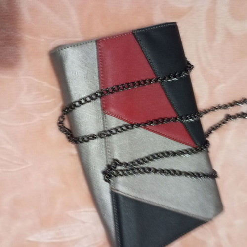 Handbag like new, black and gray