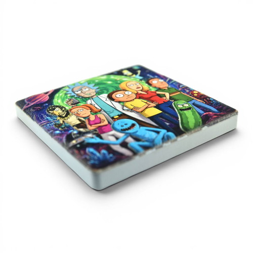 Rick and Morty Ceramic Fridge Magnet 57×57 mm new