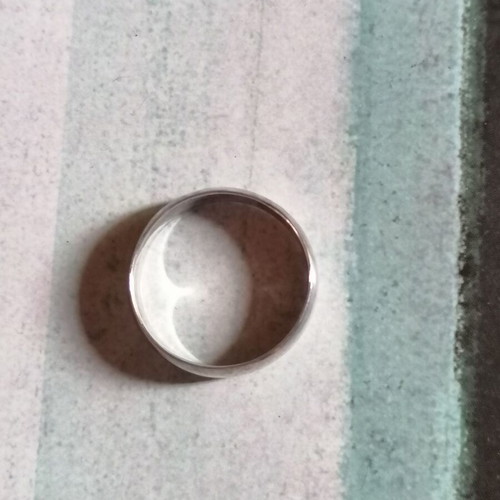 Silver 925 domed wedding ring new no 53 or 58