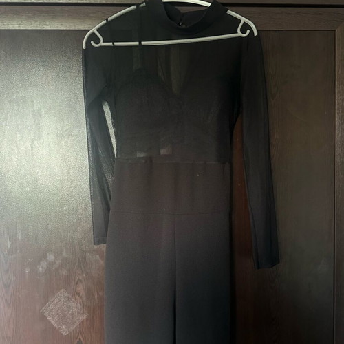 Jumpsuit black, like new, one size