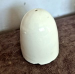 Smurf ceramic salt shaker, Greek proverb design