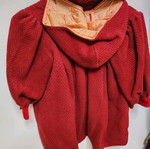 Red woolen children's coat used
