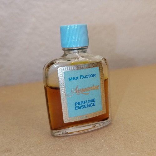 Aquarius Max Factor perfume used, collectible miniature
