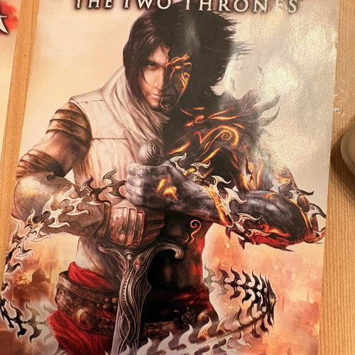 Prince of Persia The Two Thrones PS2 cover and manual like new