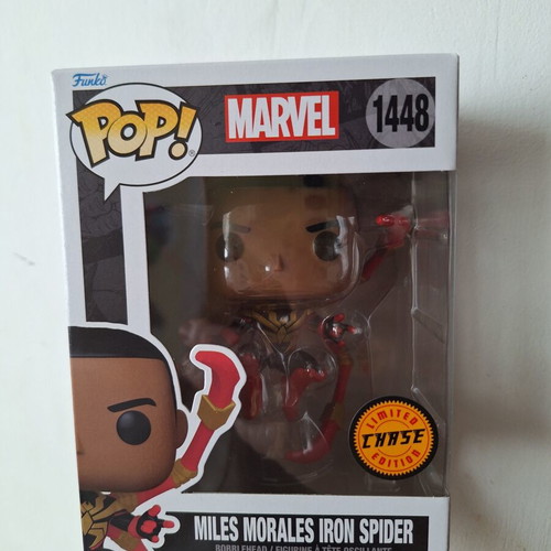 Funko POP Miles Morales Iron Spider 1448 Chase new