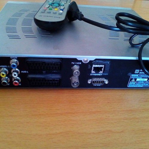 Satellite Set Televes dish with 2 digital receivers like new